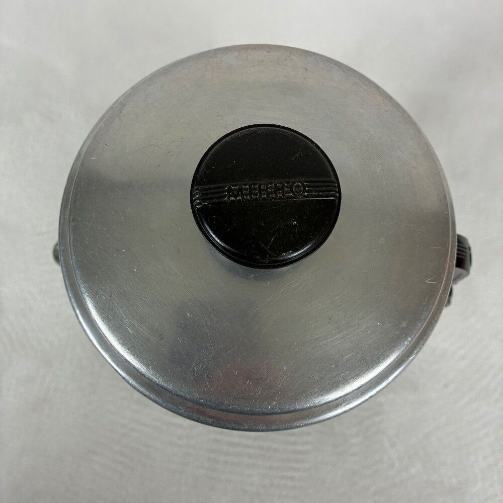 Vintage Mirro Aluminum 8 Cup Drip Coffee Maker Pot USA Camping Percolator Retro - Picture 5 of 12